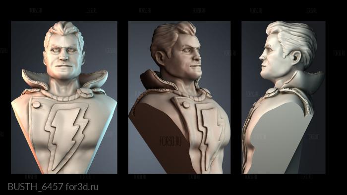 BUSTH_6457 3d stl модель для ЧПУ