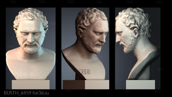 BUSTH_6459 3d stl модель для ЧПУ