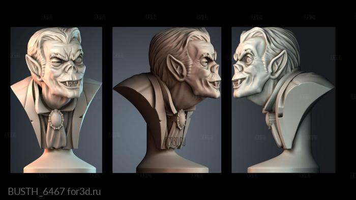 BUSTH_6467 3d stl модель для ЧПУ