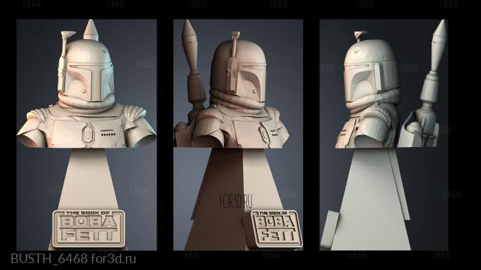 BUSTH_6468 3d stl модель для ЧПУ