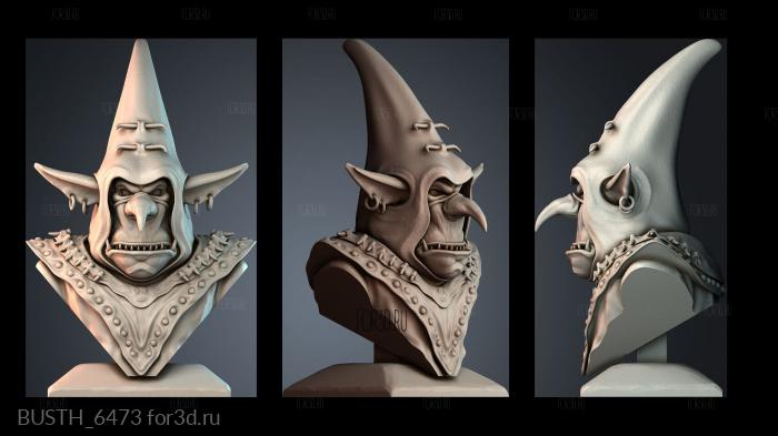 BUSTH_6473 3d stl модель для ЧПУ