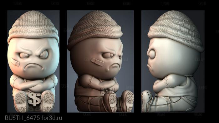 BUSTH_6475 3d stl модель для ЧПУ