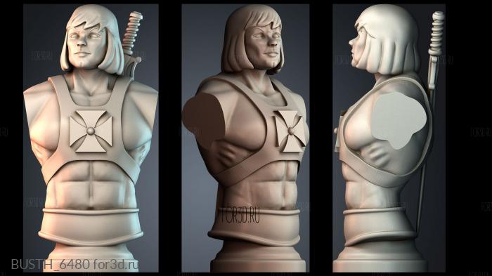 BUSTH_6480 3d stl модель для ЧПУ