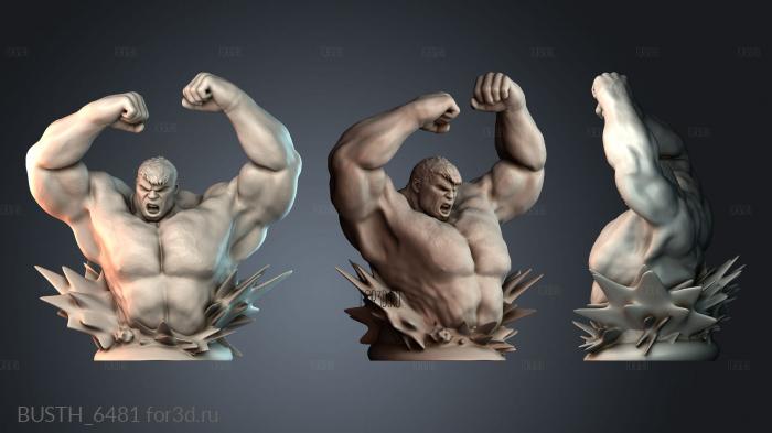BUSTH_6481 3d stl модель для ЧПУ