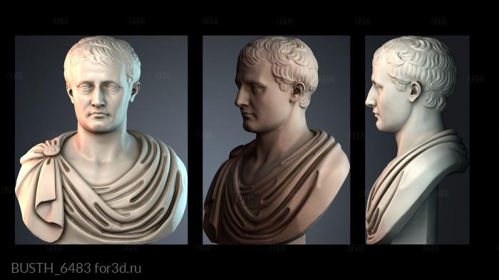 BUSTH_6483 3d stl модель для ЧПУ