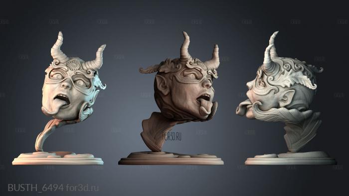 BUSTH_6494 3d stl модель для ЧПУ