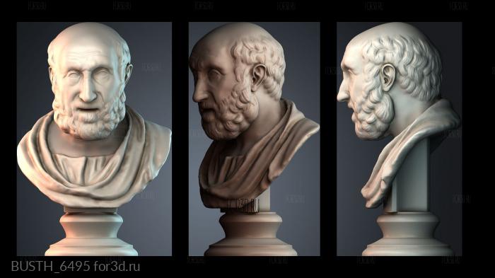BUSTH_6495 3d stl модель для ЧПУ