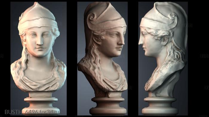 BUSTH_6496 3d stl модель для ЧПУ