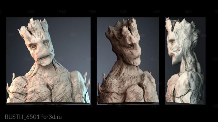 BUSTH_6501 3d stl модель для ЧПУ