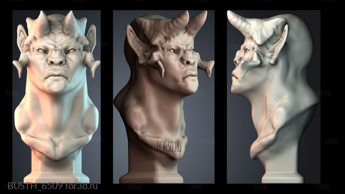BUSTH_6509 3d stl модель для ЧПУ