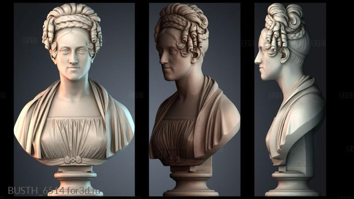 BUSTH_6514 3d stl модель для ЧПУ