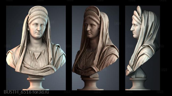 BUSTH_6516 3d stl модель для ЧПУ