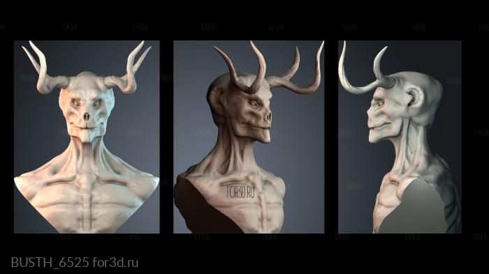 BUSTH_6525 3d stl модель для ЧПУ