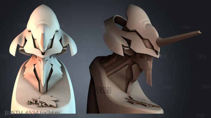 BUSTH_6534 3d stl модель для ЧПУ