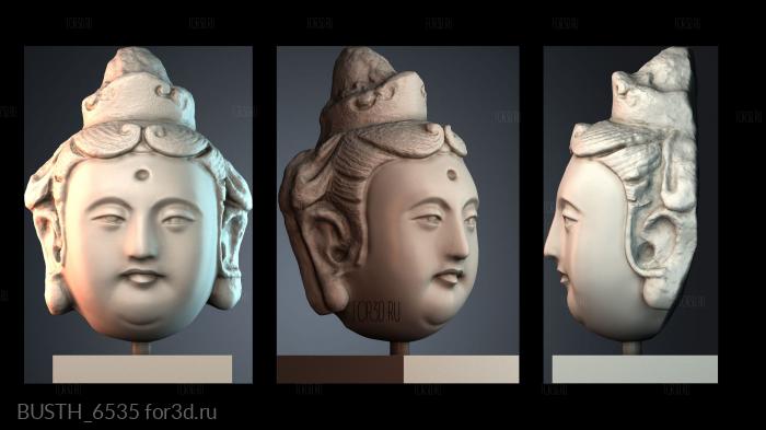 BUSTH_6535 3d stl модель для ЧПУ