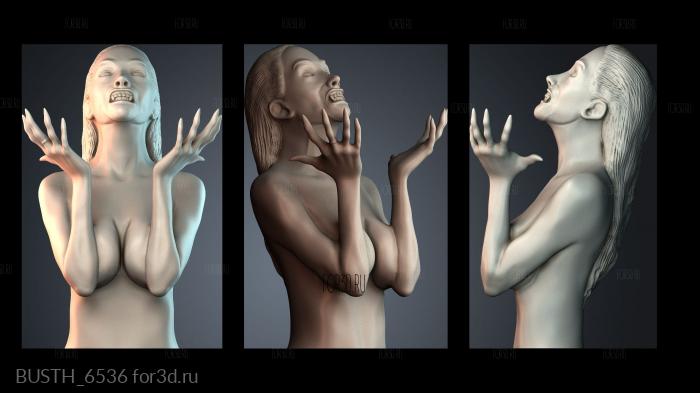 BUSTH_6536 3d stl модель для ЧПУ