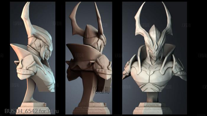 BUSTH_6542 3d stl модель для ЧПУ