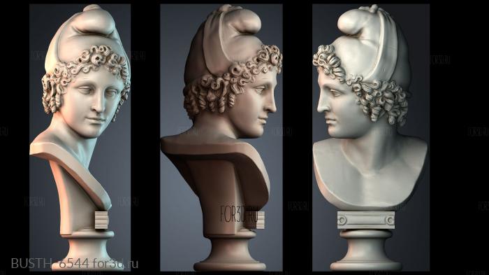 BUSTH_6544 3d stl модель для ЧПУ