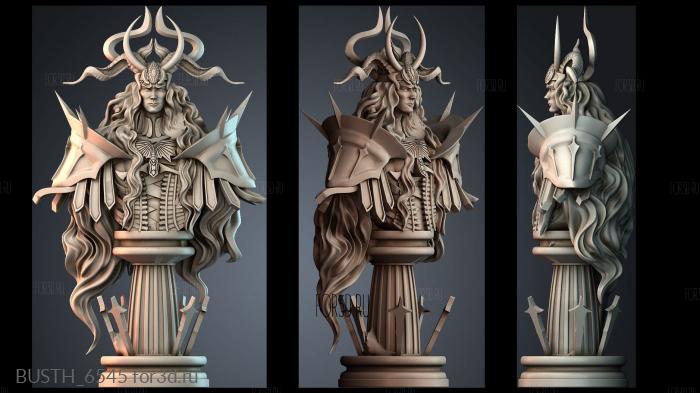 BUSTH_6545 3d stl модель для ЧПУ