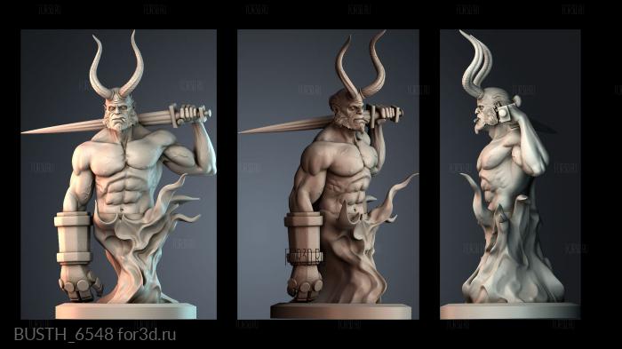 BUSTH_6548 3d stl модель для ЧПУ