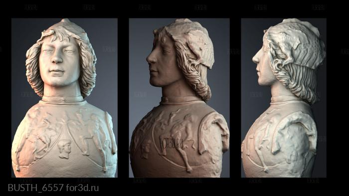 BUSTH_6557 3d stl модель для ЧПУ
