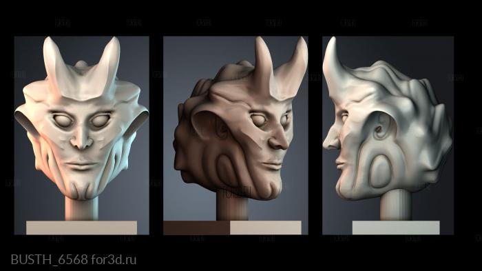 BUSTH_6568 3d stl модель для ЧПУ