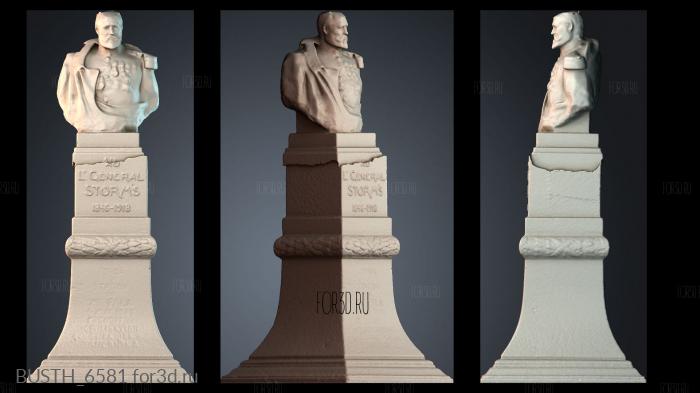 BUSTH_6581 3d stl модель для ЧПУ