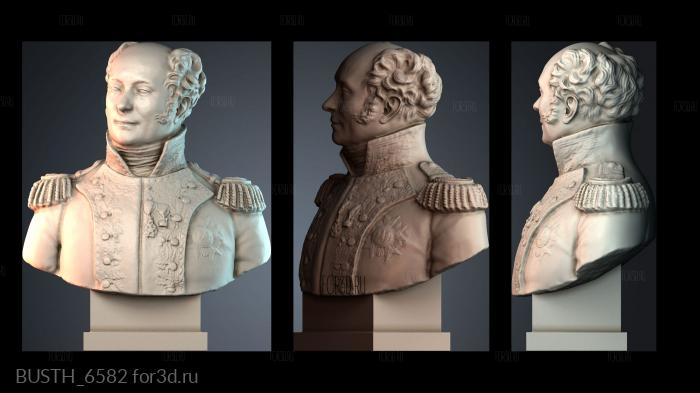 BUSTH_6582 3d stl модель для ЧПУ