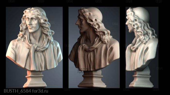 BUSTH_6584 3d stl модель для ЧПУ