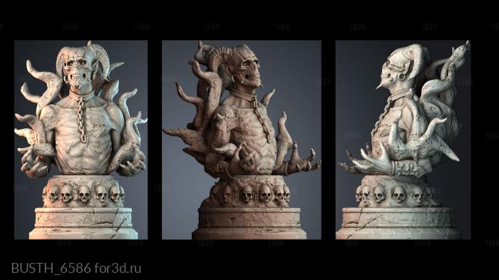 BUSTH_6586 3d stl модель для ЧПУ