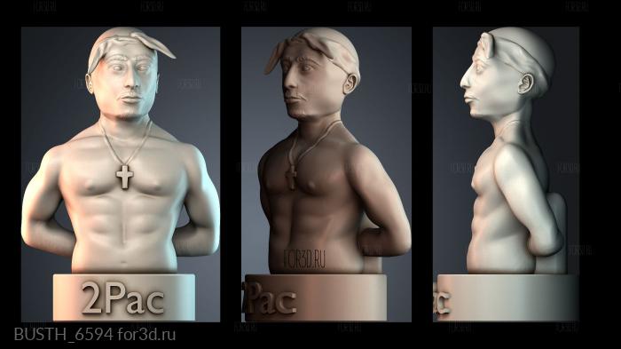 BUSTH_6594 3d stl модель для ЧПУ