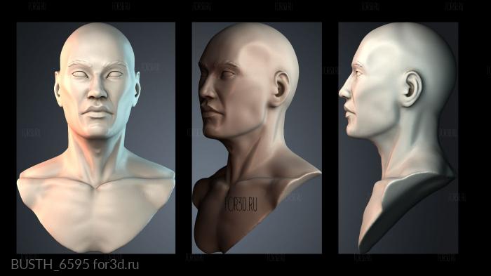 BUSTH_6595 3d stl модель для ЧПУ