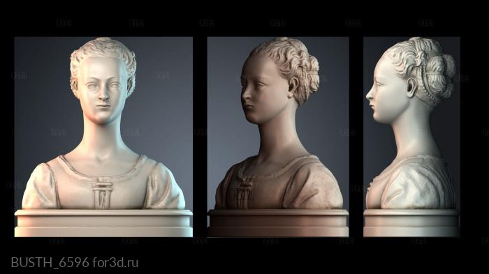 BUSTH_6596 3d stl модель для ЧПУ