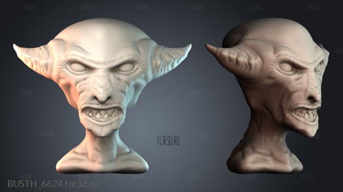 BUSTH_6624 3d stl модель для ЧПУ