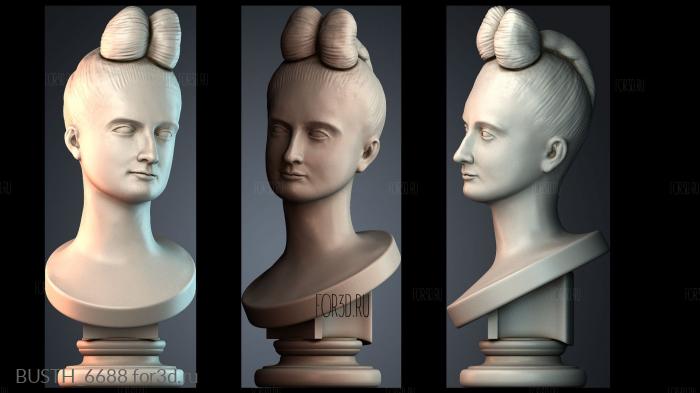 BUSTH_6688 3d stl модель для ЧПУ