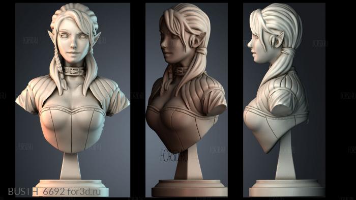 BUSTH_6692 3d stl модель для ЧПУ