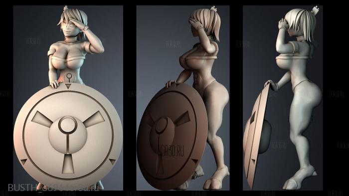 BUSTH_6696 3d stl модель для ЧПУ