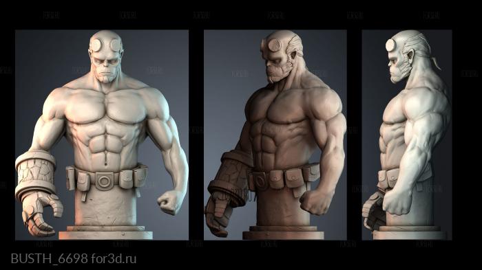 BUSTH_6698 3d stl модель для ЧПУ