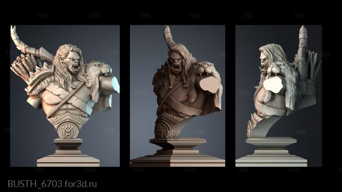 BUSTH_6703 3d stl модель для ЧПУ