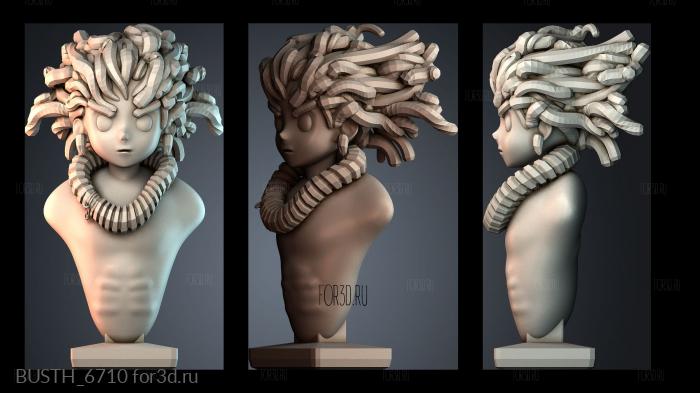 BUSTH_6710 stl model for CNC