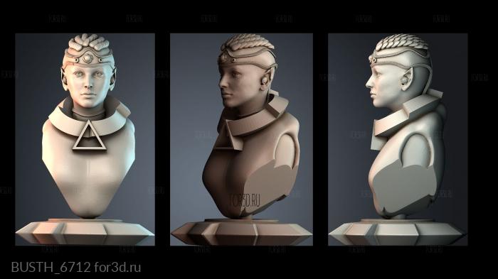 BUSTH_6712 3d stl модель для ЧПУ
