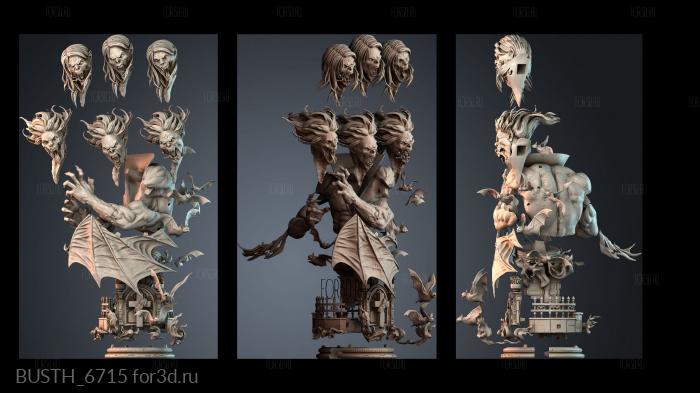 BUSTH_6715 3d stl модель для ЧПУ