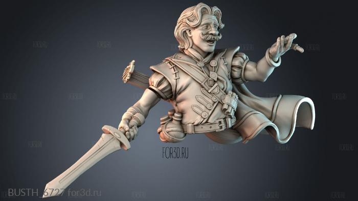 BUSTH_6727 3d stl модель для ЧПУ