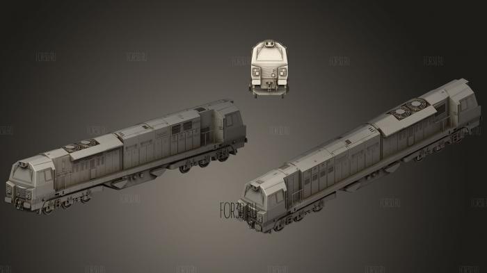 Тяговый локомотив класса 70 3d stl модель для ЧПУ