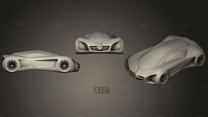 Mercedes Benz Biome Concept Car stl model for CNC