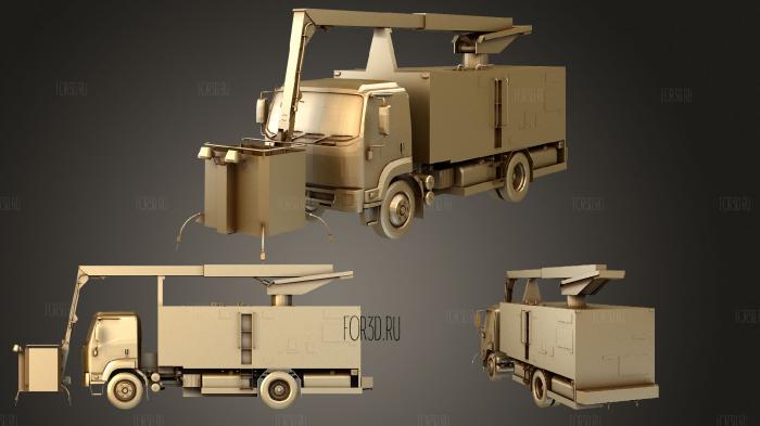 Airport Service Truck stl model for CNC