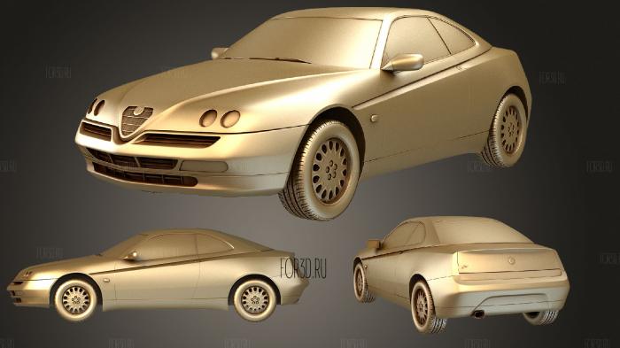 Alfa Romeo GTV (916) 1995 stl model for CNC