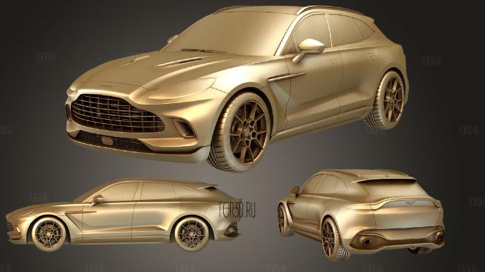 Aston Martin DBX 2021 stl model for CNC