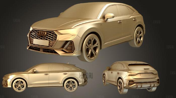 Audi Q3 Sportback 2020 stl model for CNC