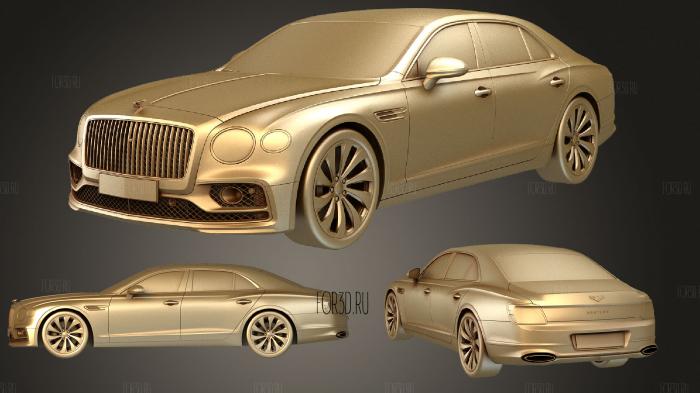 Bentley Flying Spur 2020 stl model for CNC